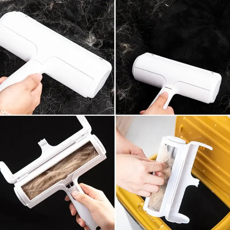 Self-Cleaning Pet Hair Remover — No Tape. No Refills. No Mess.